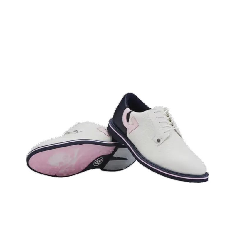 GFORE G4 Low Top Golf Shoes Men's White Blue-2