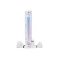 Pink Tube White Balls-12 Pack