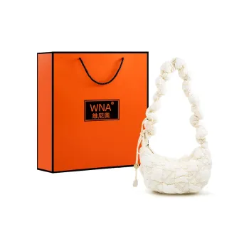 Vigno Soft Fabric Shoulder Bag Regular Women's White/Pink