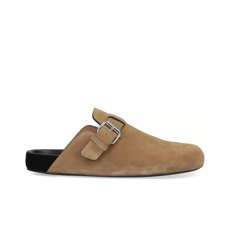 ISABEL MARANT Closed Toe Slippers Men's Taupe Gray-1