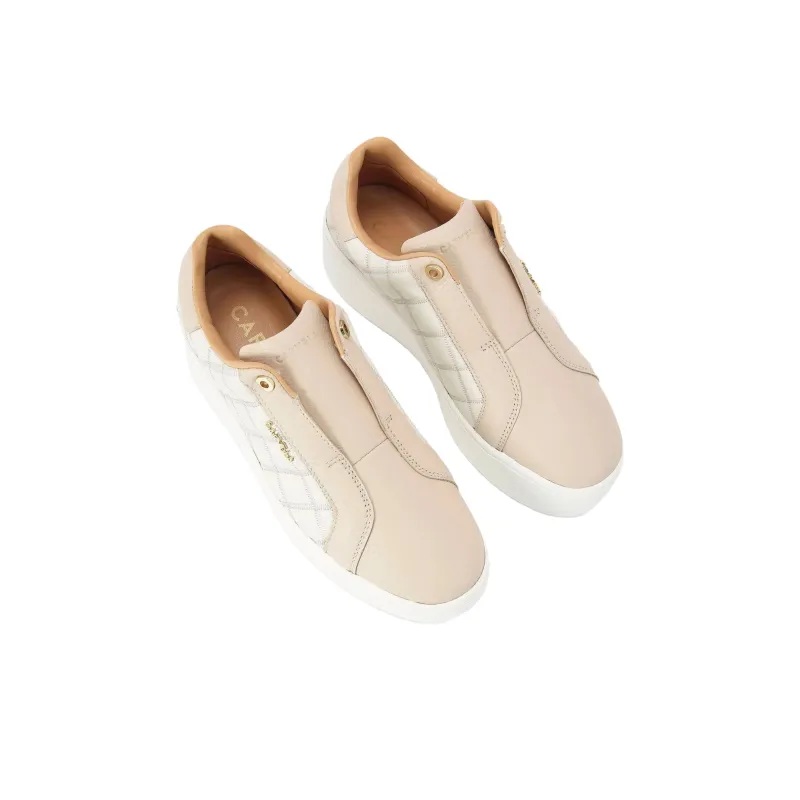 Kurt Geiger London Connected Laceless Low-Top Casual Shoes 5cm Women's Beige-3