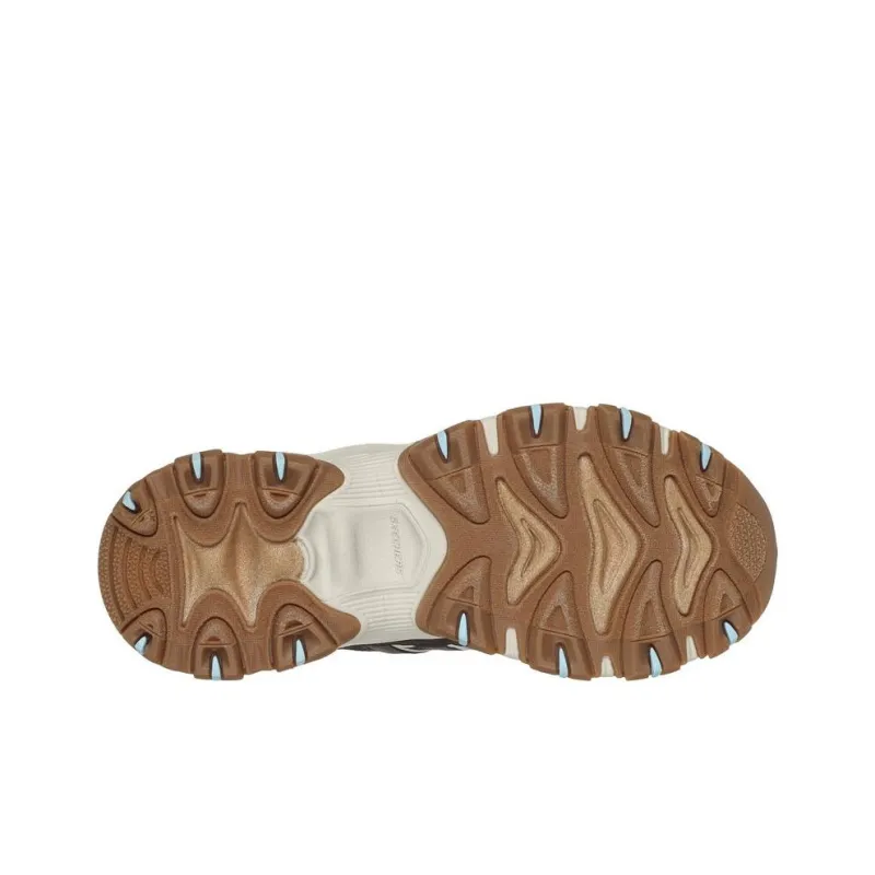 Skechers D'LITES Series Anti Slip Wear Resistant Low Top Running Shoes Women's Umber-4