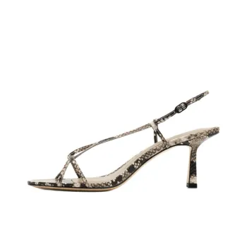 STUDIO AMELIA Entwined Strap Sandals 7cm Women's Brown