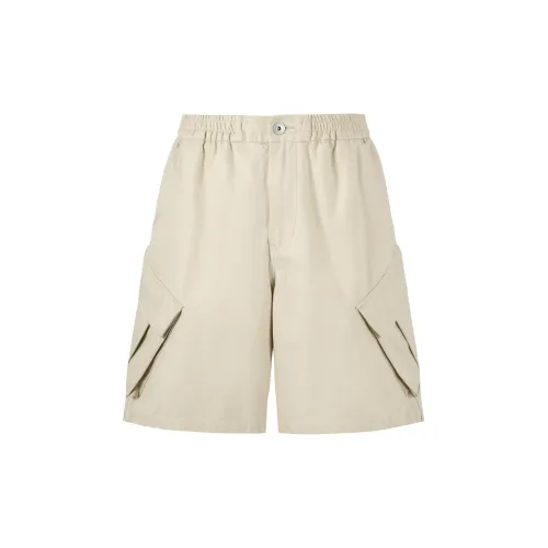 REDCHARCOAL × 50 Skateboards Co-branded Cargo Shorts Unisex Beige