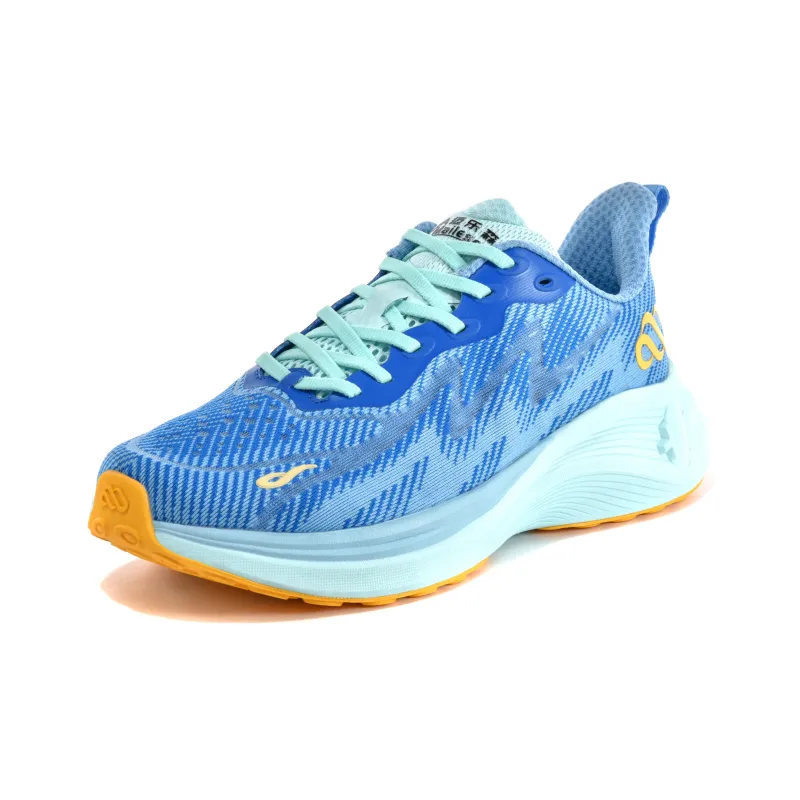 Mailesen Cushioned Slip Resistant Breathable Low Top Running Shoes Unisex Blue-1