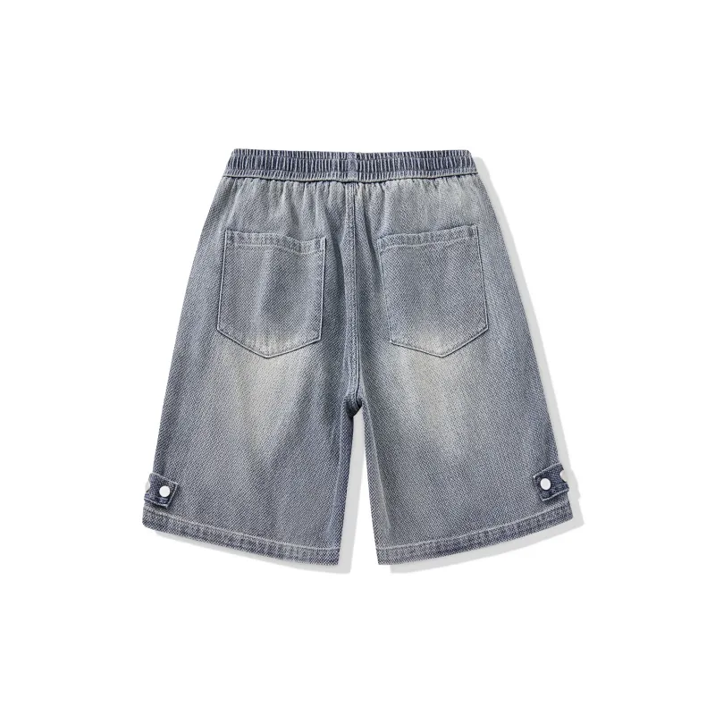 COLDSTONE Denim Shorts Unisex Blue-1