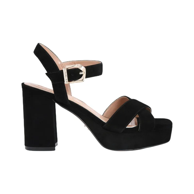 Kurt Geiger London Serafina Strap Sandals 9cm Women's Black-1