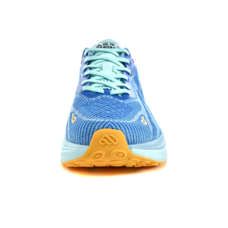 Mailesen Cushioned Slip Resistant Breathable Low Top Running Shoes Unisex Blue-3