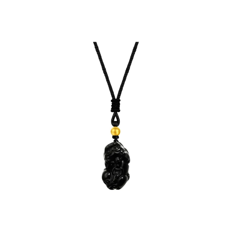 LOVING Obsidian Necklaces Unisex-2