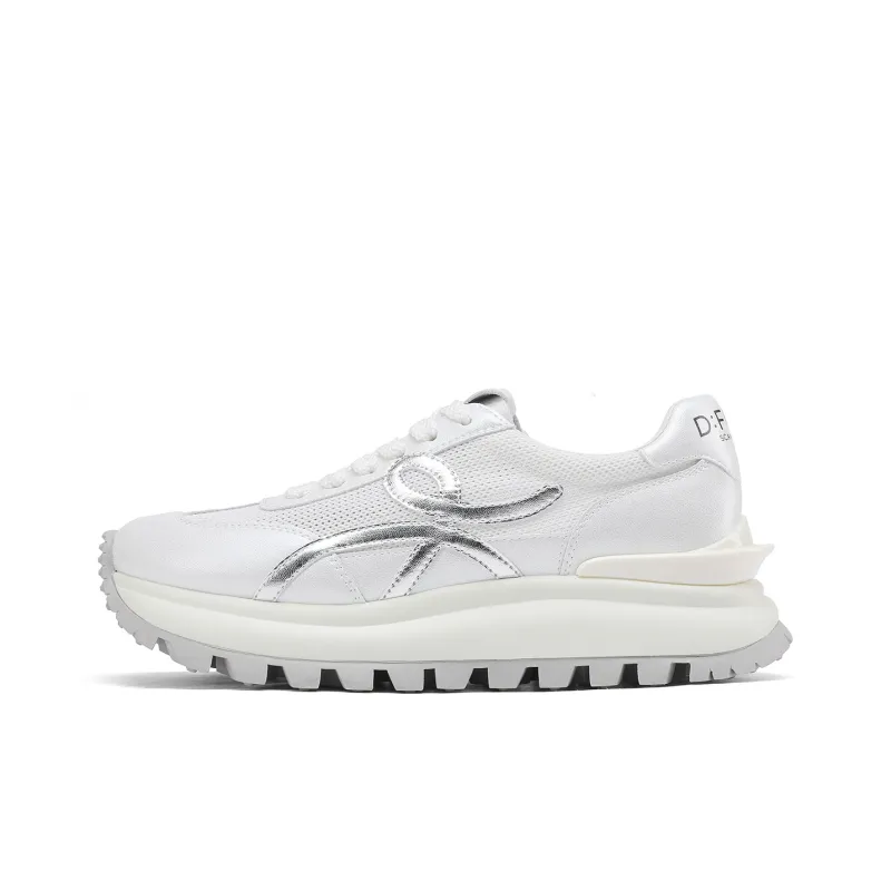 D:FUSE SCANDINAVIA Ah-Gan Shoes Cushioning Anti-Slip And Wear-Resistant Low-Top Chunky Sneakers Women's-7