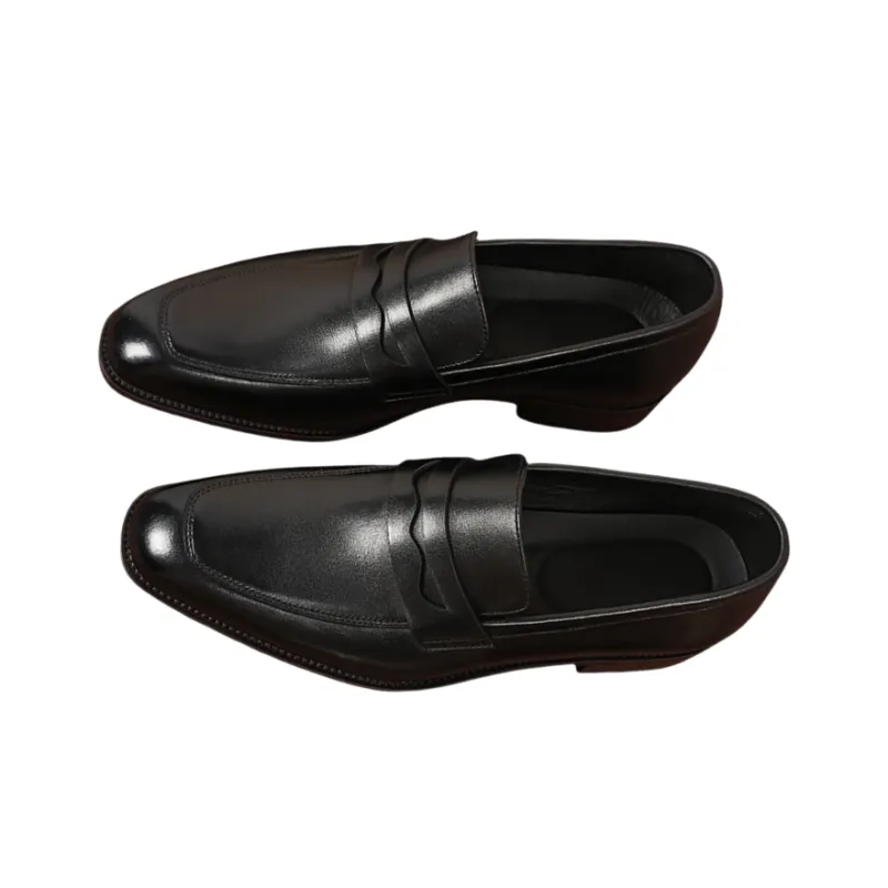 Help Dress Shoes Men Low Top Black-3