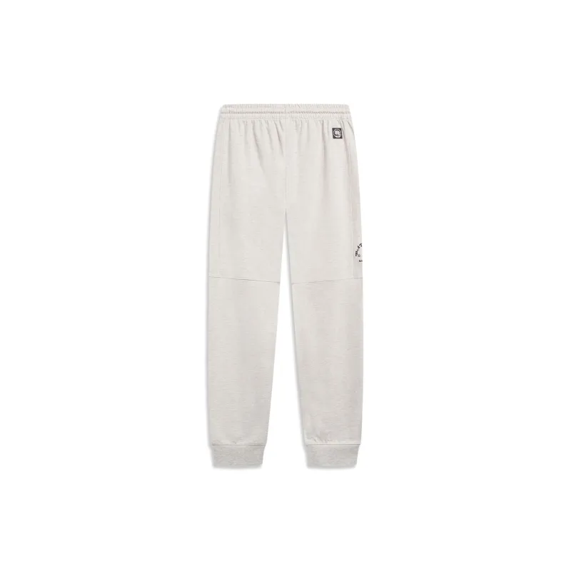 LiNing Badfive Knitted Sports Pants Unisex Heather Gray-1