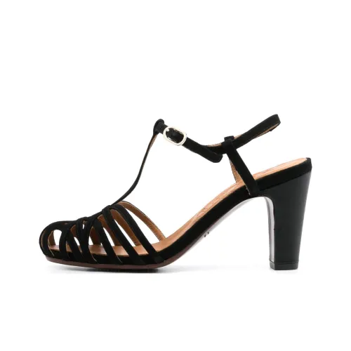 CHIE MIHARA Strap Sandals 9cm Women's Black