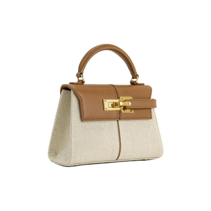 JW PEI Canvas With Canvas Shoulder Bag, Crossbody Bag, Handbag Women's Brown-1