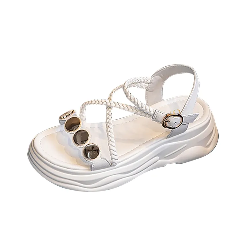 FOXER Roman Sandals 5.0cm Women's Ecru-0