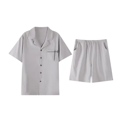 Jovini Pajama Set Men's Light Gray