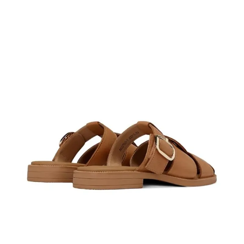 JESSICA SOPHIA Rubber Sole Slip Resistant Abrasion Resistant Wrap toe Slippers Women's-5