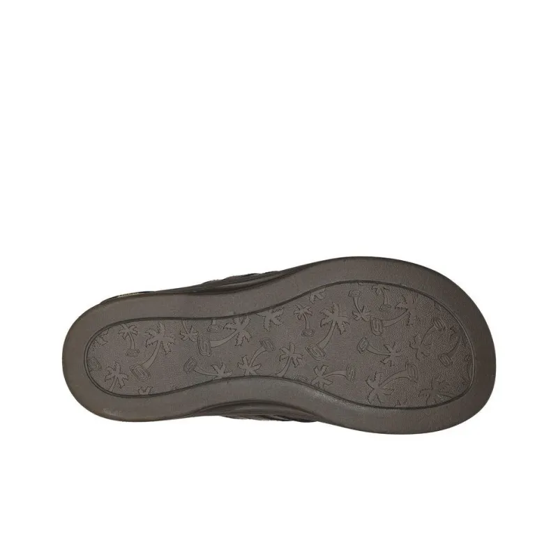 Skechers Arch Fit Abrasion Resistant Slip Resistant Flip Flops Women's Brown-4