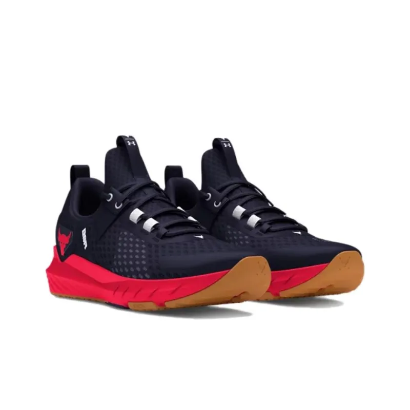 Under Armour Anti Slip Wear Resistant Low Top Training Shoes Men's Blue Red-2