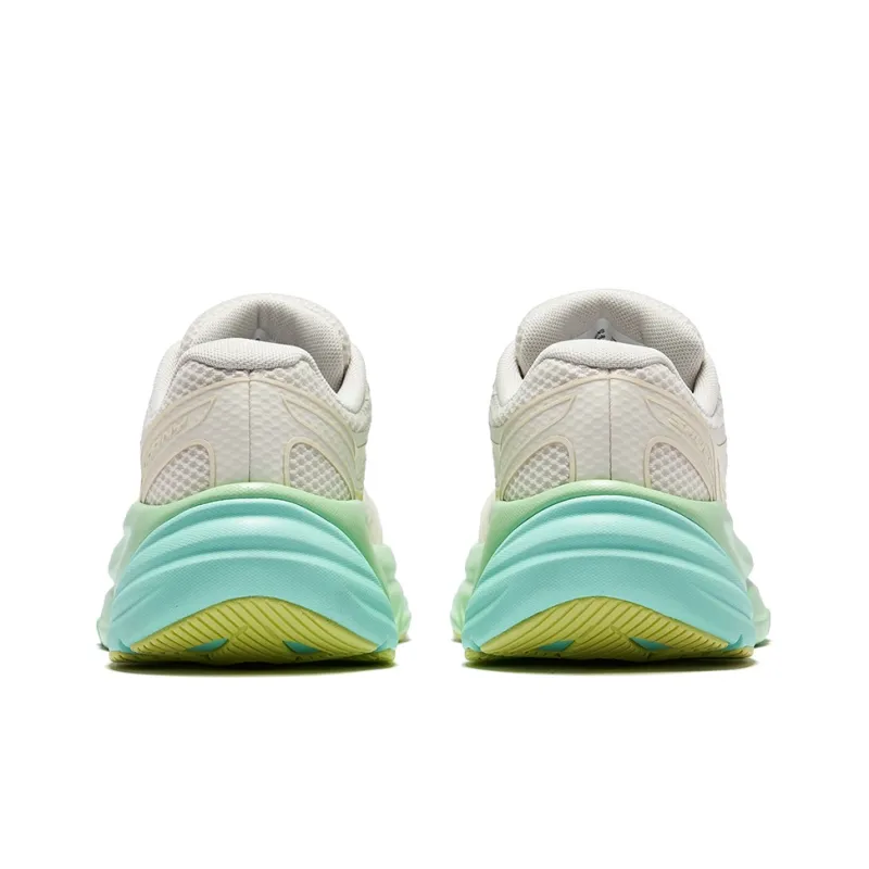 Saucony Cushioning Low-Top Running Shoes Women's Beige Green-3