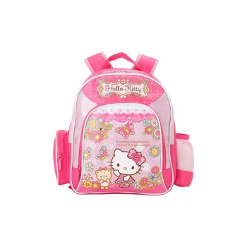 Hello Kitty Polyester Backpack Butterfly Pink