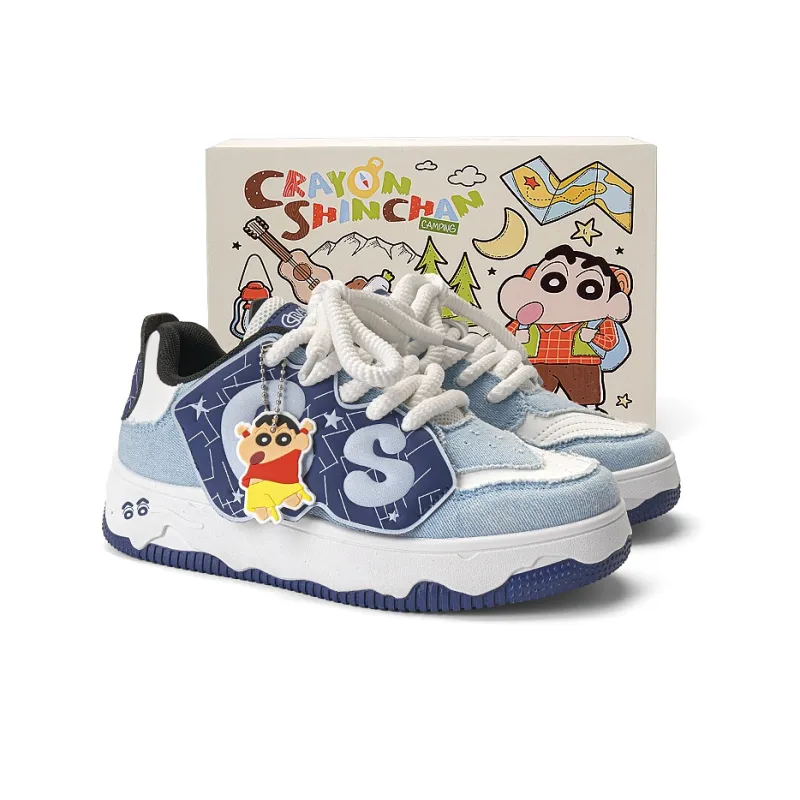 Crayon Shinchan Low Top Skateboard Shoes Unisex-5