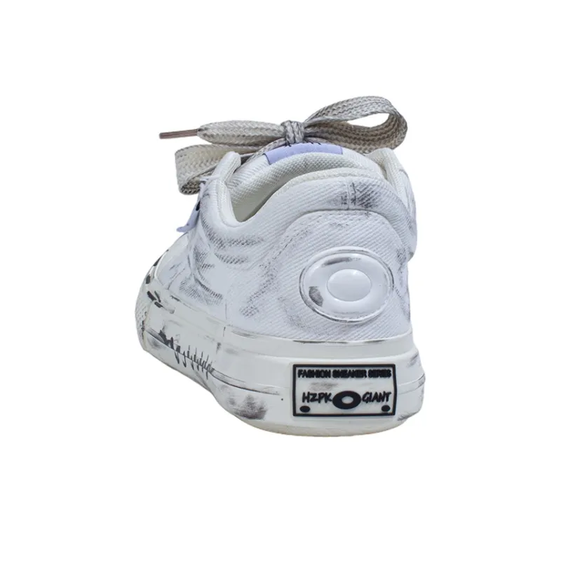 BOOM GUY Canvas Shoes Unisex Low Top White-4