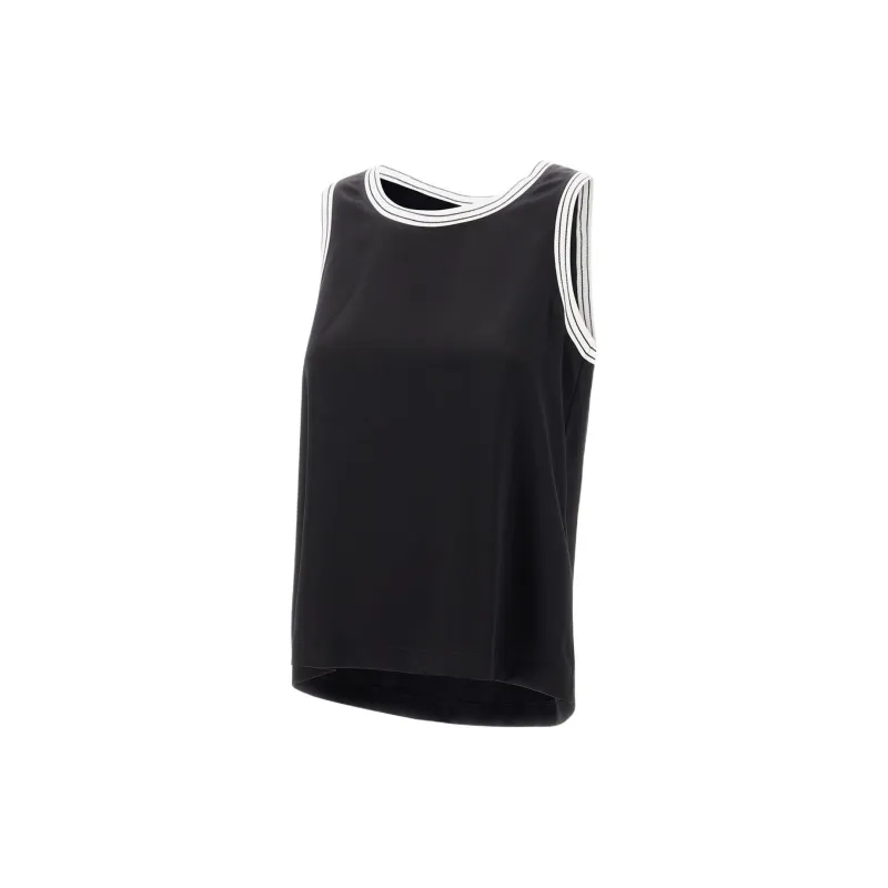 HERNO Sleeveless Satin finish Top-2