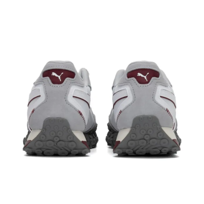 PUMA Blktop Rider Lightweight Low Top Running Shoes Unisex White Gray-3