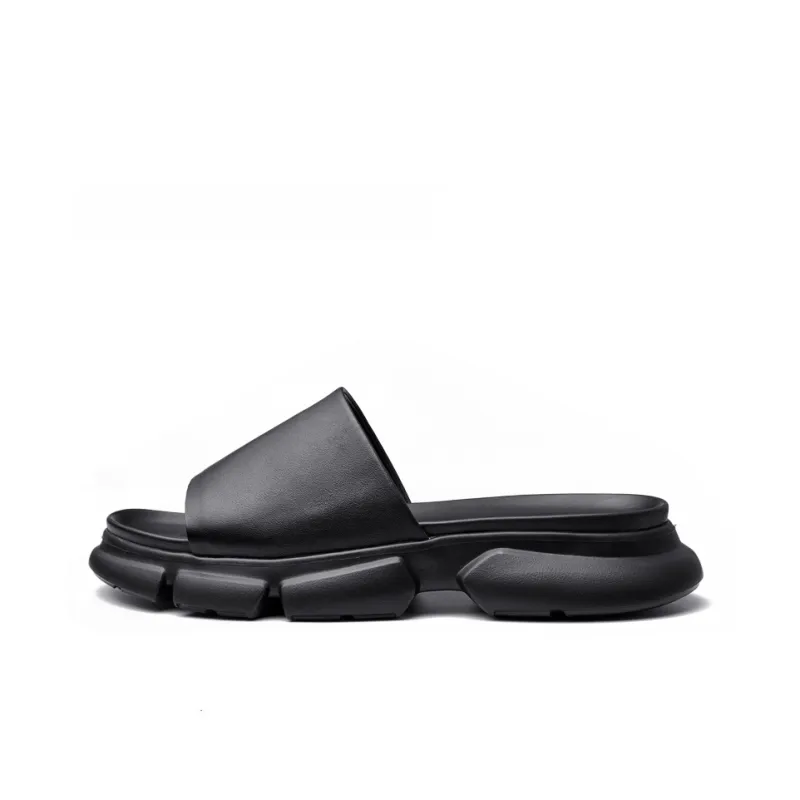 Brounvanm Slide Slippers Men's Black-0