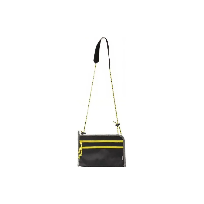 Converse Polyester Shoulder Bag Crossbody Bag Regular Unisex Black & Yellow-0
