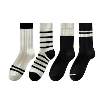 XXLLG Mid-Calf Socks Women's 4 Pack