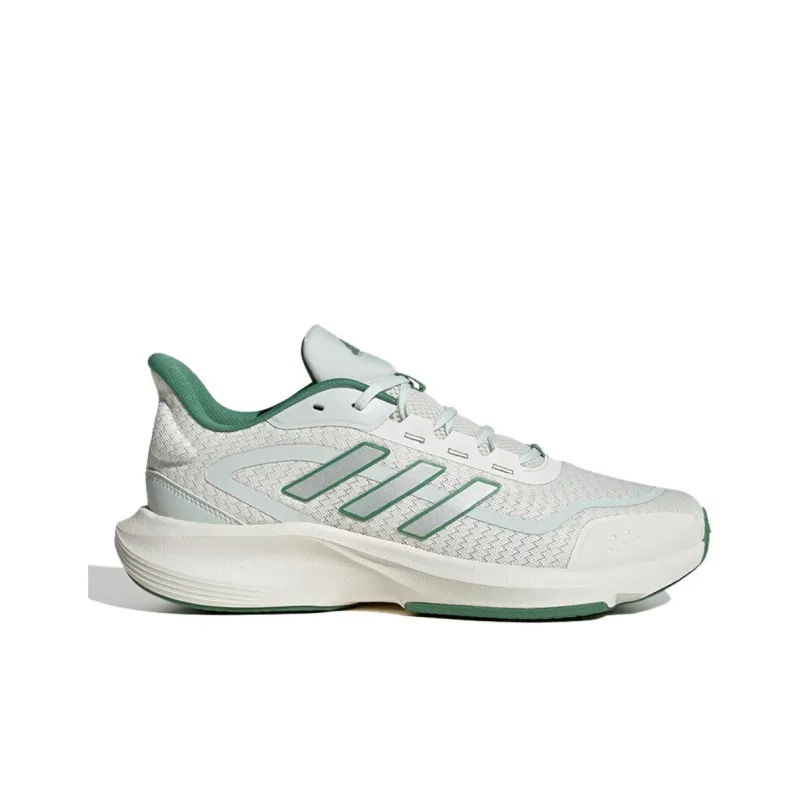 Adidas Avaflash Anti Slip Wear Resistant Low Top Running Shoes Men's White Green-1
