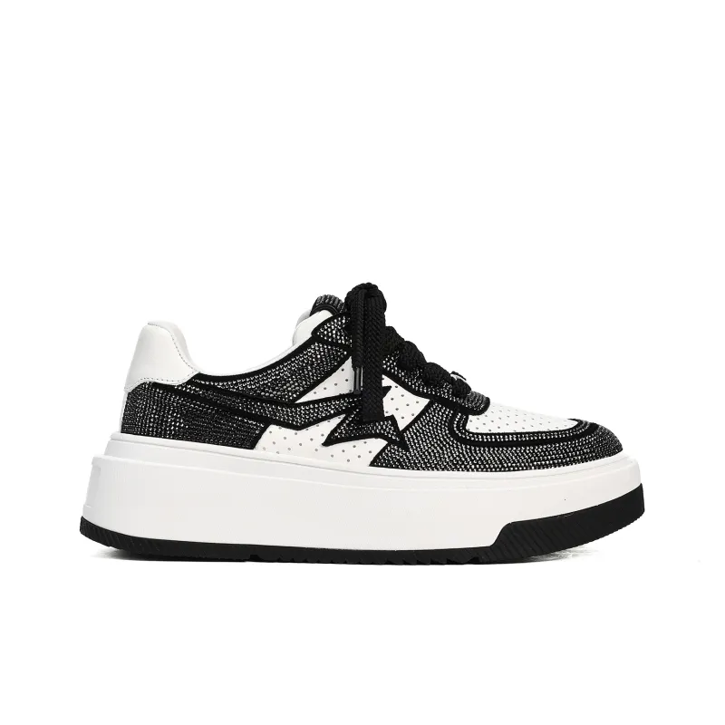 UanDi Cushioned Wear-Resistant Height Increasing Low-Top Skateboard Shoes Women's-18