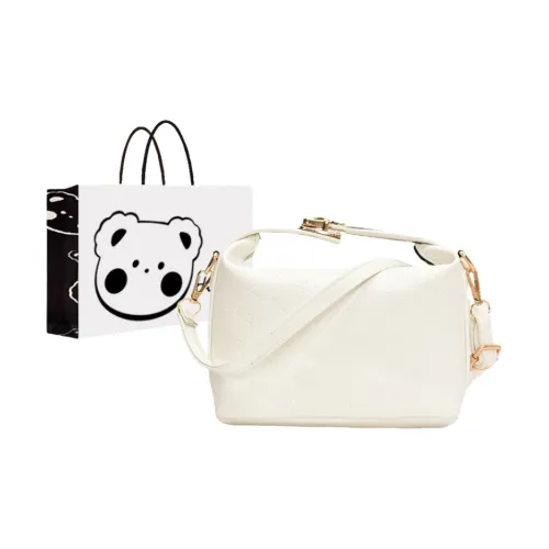 NX DOUGHNUT PU Crossbody One Shoulder Handbag Regular Women's White/Khaki/Brown/Pink/Black