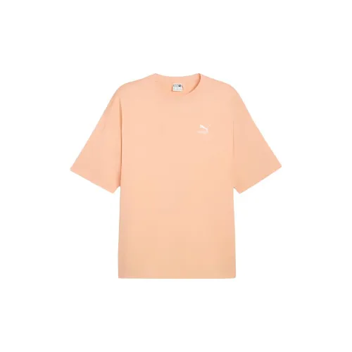 PUMA T-Shirts Unisex Peach-colored Soda