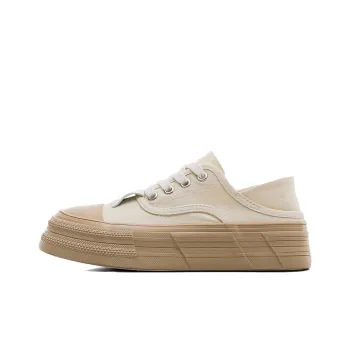 Warrior Anti Slip And Wear Resistant Breathable Lightweight Height Increasing Cushioning Low Top Canvas Shoes Women's