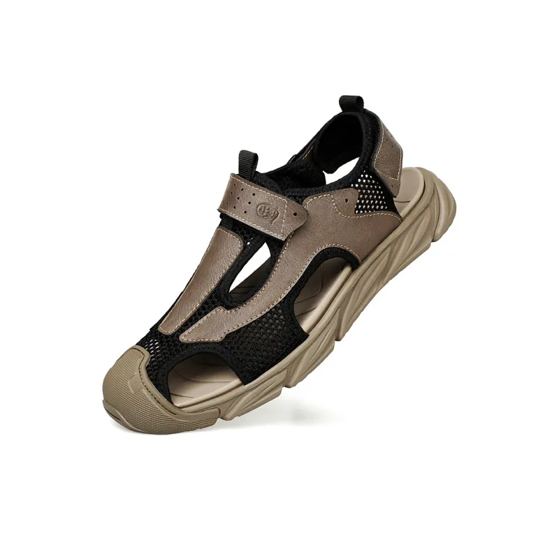 LAORENTOU River Trekking Shoes Men Khaki-5