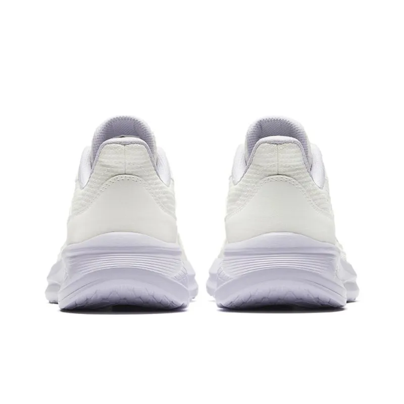 Anta Running Collection Cushioned Slip Resistant Low Top Running Shoes Women's White Purple-3