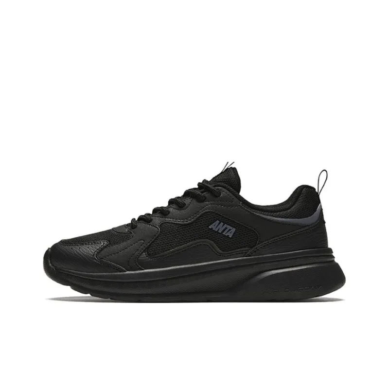 Anta Life Collection Cushioned Slip Resistant Low Top Casual Shoes Women's Black Gray-0