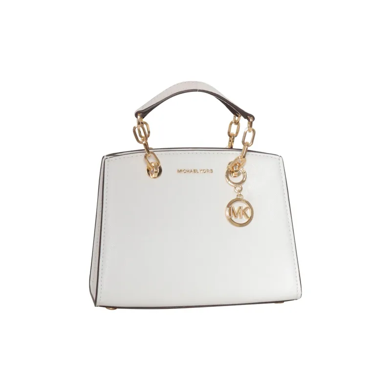 MICHAEL KORS Body Leather Shoulder Bag Crossbody Bag Handbag Women's White-0