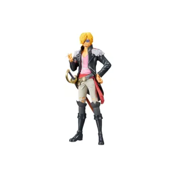 BANPRESTO Sanji Eyeglass Factory Dxf One Piece Film Red Battle Suit Bonus Gifts