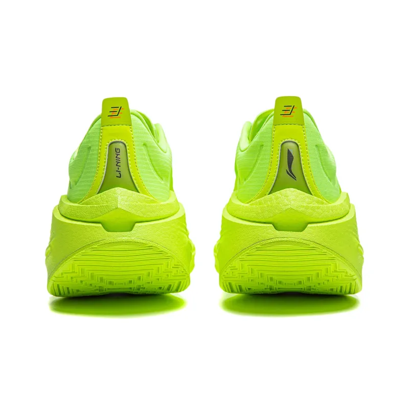 LiNing Shadow 3 ESSENTIAL Cushioning Support Rebound Low Top Running Shoes Men's Neon Green-5