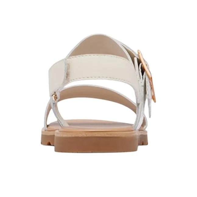 SOREL ELLA III Strap Sandals Flat Women's White-5