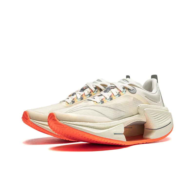 LiNing Shadow 3 ESSENTIAL Cushioning Support Rebound Low Top Casual Running Shoes Women's Ecru-2