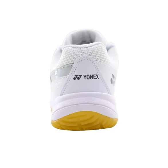 YONEX Power Cushion Coverage Wear-Resistant Cushioning Breathable Low-Top Badminton Shoes Unisex White Silver-2