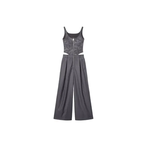 LA CRAWFISH Jumpsuits Women's Dark Gray