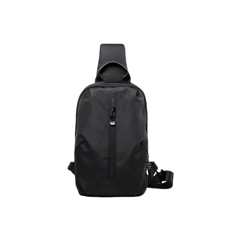 PULUWIRR Oxford Sling Bag, Shoulder Bag, Crossbody Bag Unisex Black-1