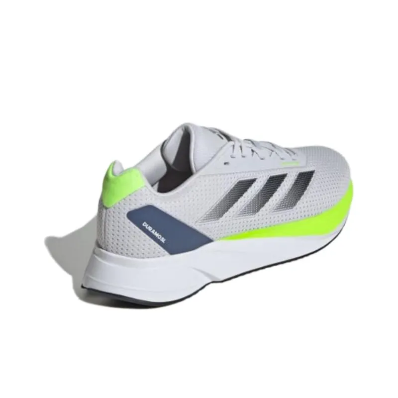 Adidas Duramo Sl Slip Resistant Breathable Lightweight Low Top Running Shoes Unisex Gray Green-3