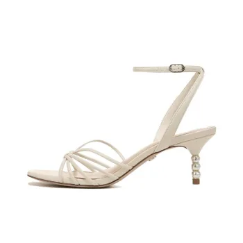 SAM EDELMAN One Strap Sandals 6cm Women's Ivory